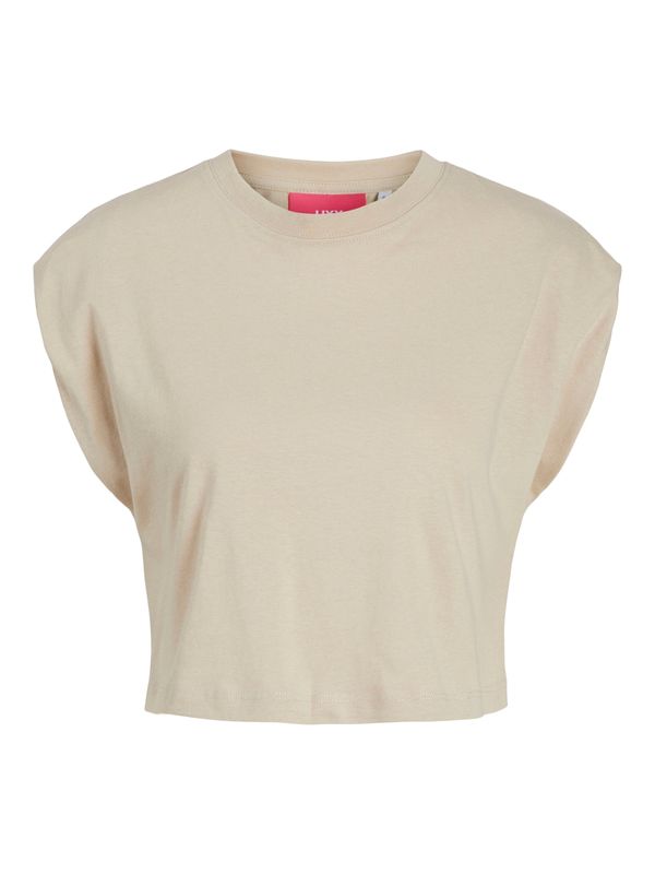 JJXX JJXX Тениска 'ZOE'  сиво-бежово