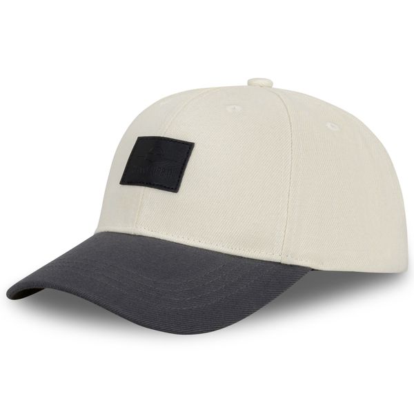 Johnny Urban Johnny Urban Шапка с козирка 'Dean Curved'  кремаво / черно