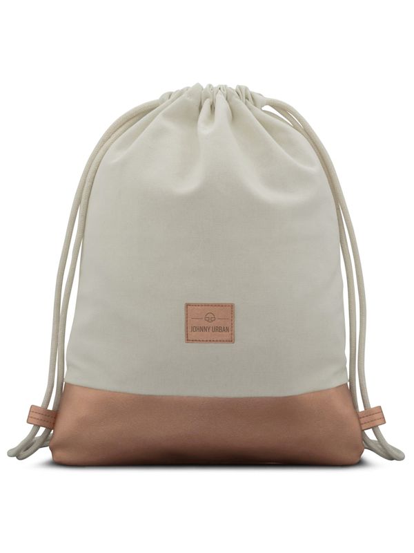 Johnny Urban Johnny Urban Тренировъчна чанта 'Luke'  светлокафяво / бяло