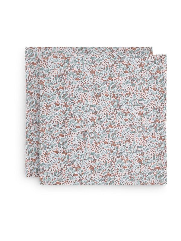 Jollein Jollein Пелена  опал / пастелно червено / бяло