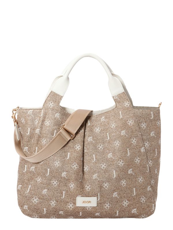 JOOP! JOOP! "Чанта тип ""Shopper"""  бежово меланж / бяло