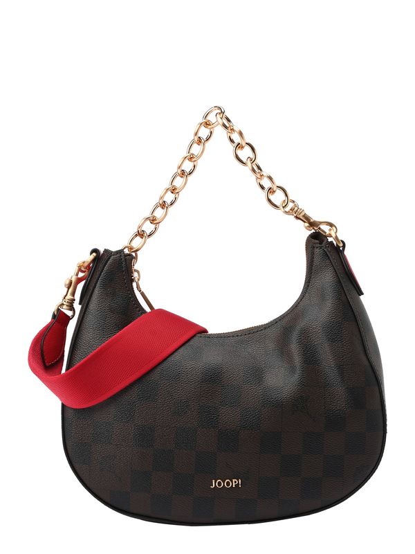 JOOP! JOOP! Чанта за през рамо 'Piazza Edition Annina'  кафяво / злато / червено / черно
