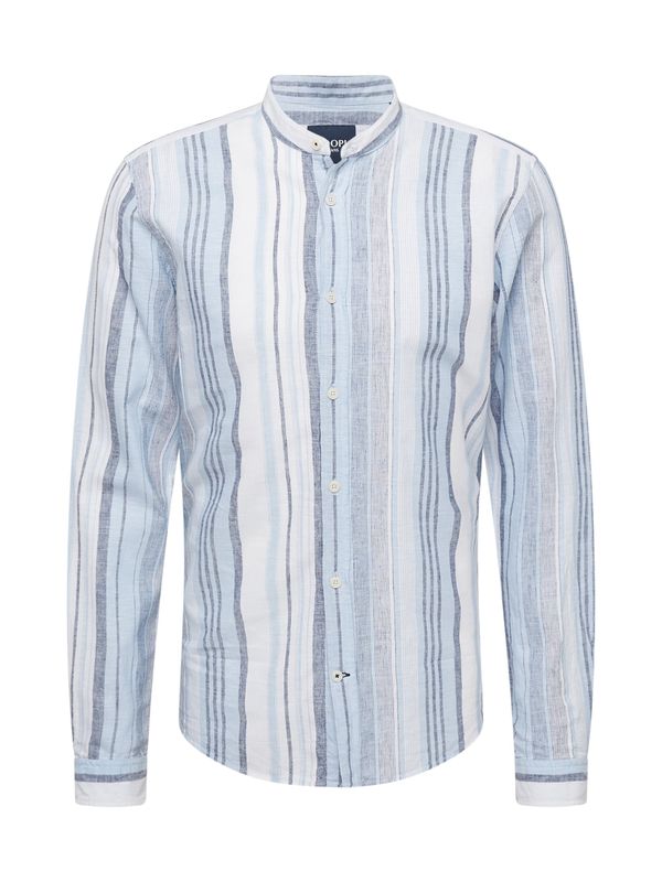 JOOP! Jeans JOOP! Jeans Риза 'Hedde'  синьо / бяло