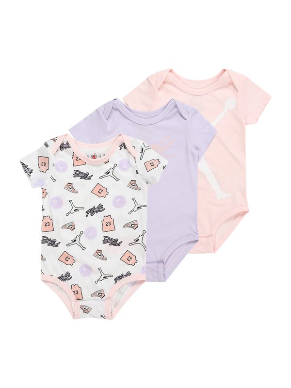 Jordan Jordan Бебешки гащеризони/боди  лилав / бледорозово / черно / бяло