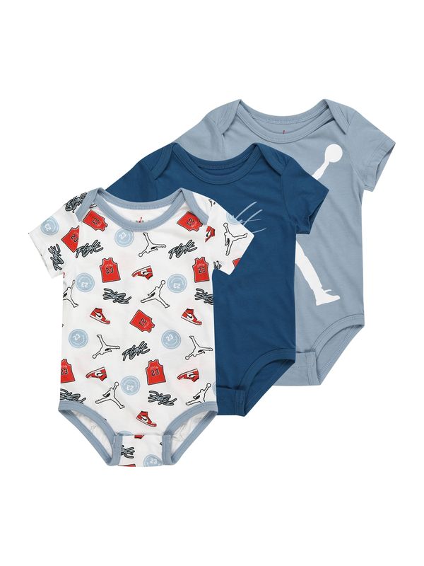 Jordan Jordan Бебешки гащеризони/боди  морскосиньо / гълъбово синьо / червено / бяло