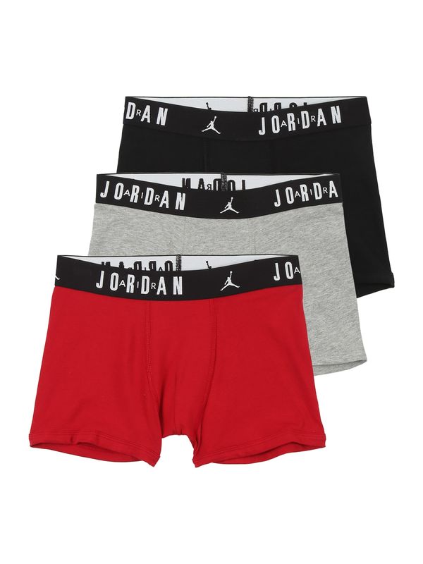 Jordan Jordan Долни гащи  сив меланж / огнено червено / черно / бяло