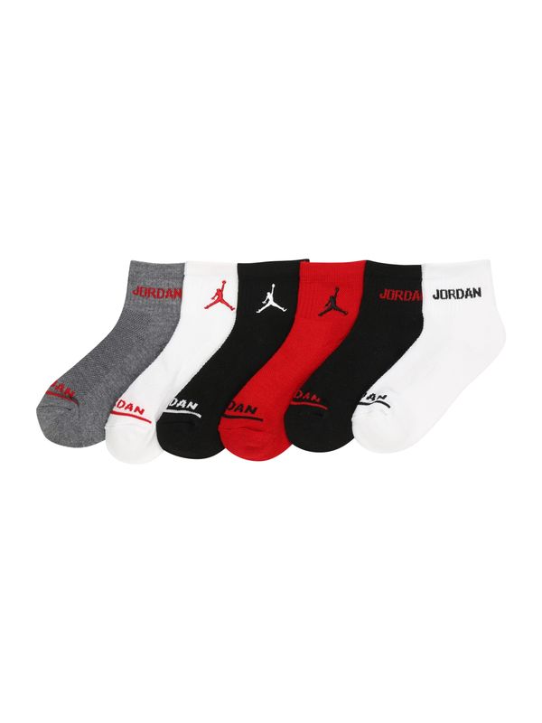 Jordan Jordan Къси чорапи  сиво / червено / черно / бяло