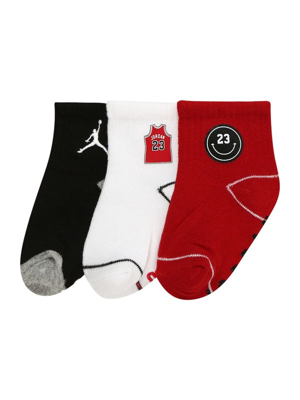 Jordan Jordan Къси чорапи  сиво / червено / черно / бяло