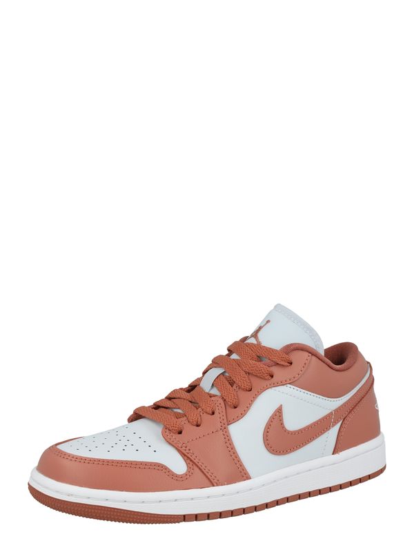 Jordan Jordan Ниски маратонки 'Air Jordan 1'  оранжево / бяло