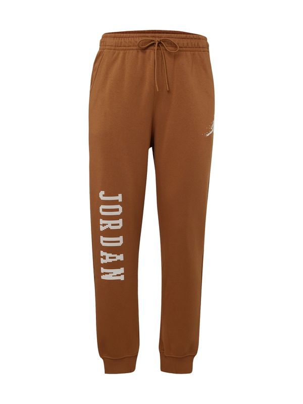 Jordan Jordan Панталон 'ESS'  карамел / бяло