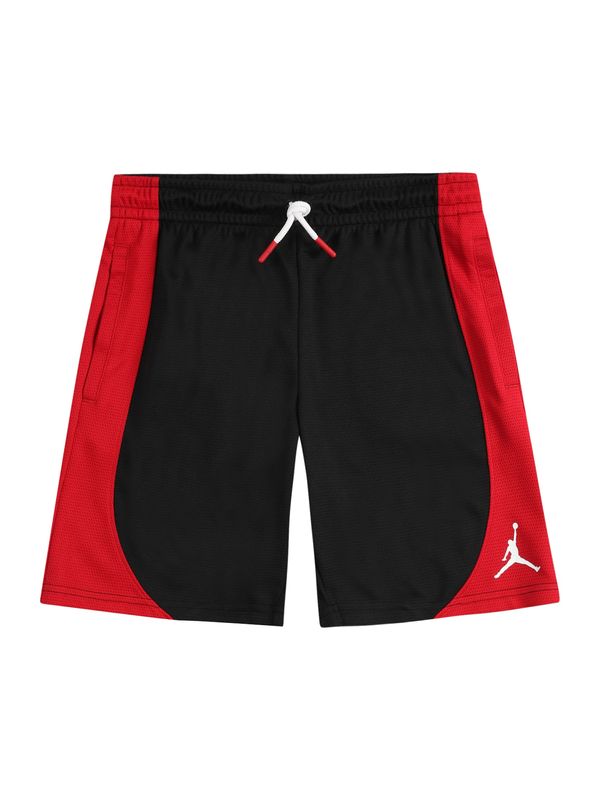 Jordan Jordan Панталон 'JUMPMAN'  червено / черно / бяло