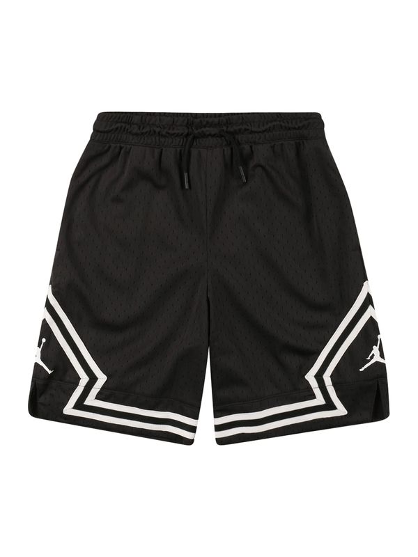 Jordan Jordan Спортен панталон 'AIR DIAMOND'  черно / бяло