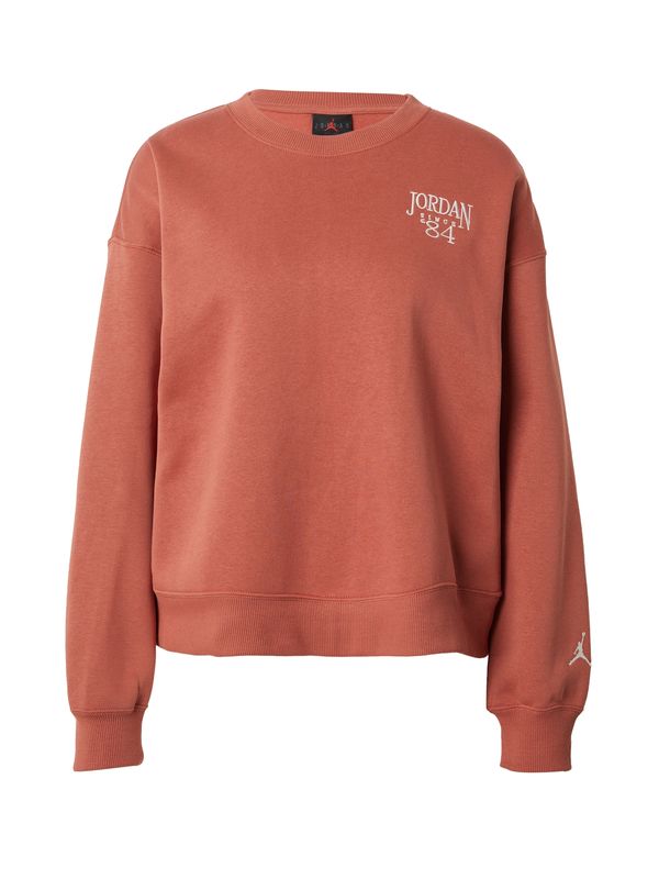 Jordan Jordan Суичър  пъпеш / бяло