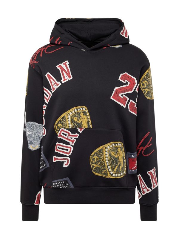 Jordan Jordan Суичър  жълто / червено / черно / бяло