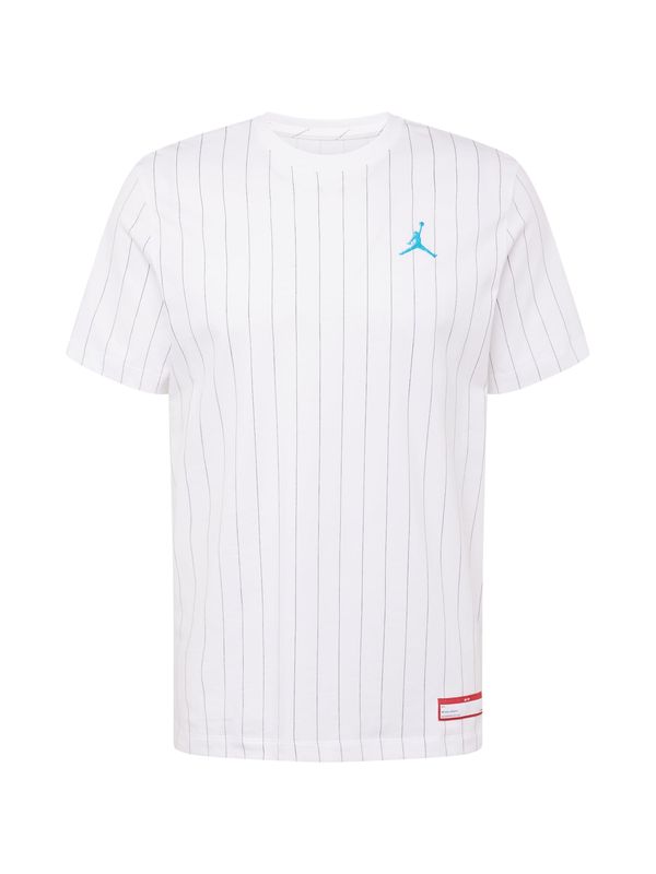 Jordan Jordan Тениска  аквамарин / черно / бяло