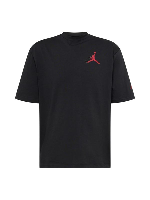 Jordan Jordan Тениска 'ESS'  червено / черно / бяло