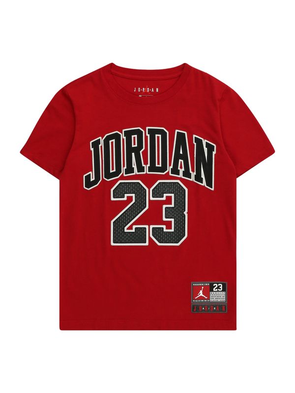 Jordan Jordan Тениска 'PRACTICE FLIGHT'  тъмносиво / червено / черно / бяло