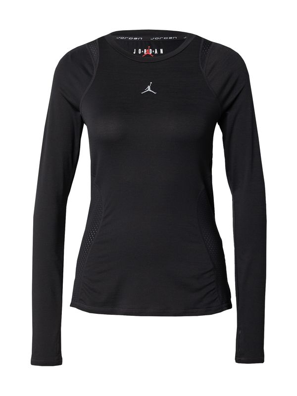 Jordan Jordan Тениска  сиво / черно