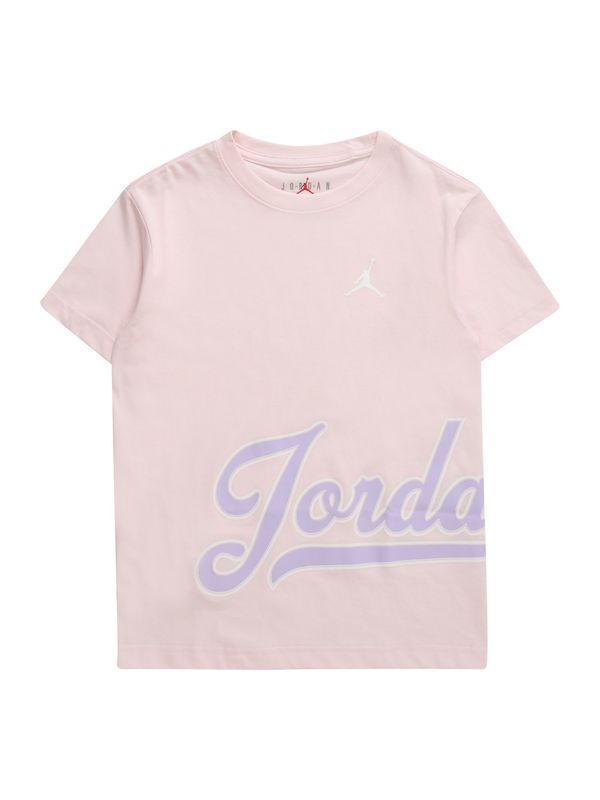 Jordan Jordan Тениска  светлолилаво / пастелно розово / бяло