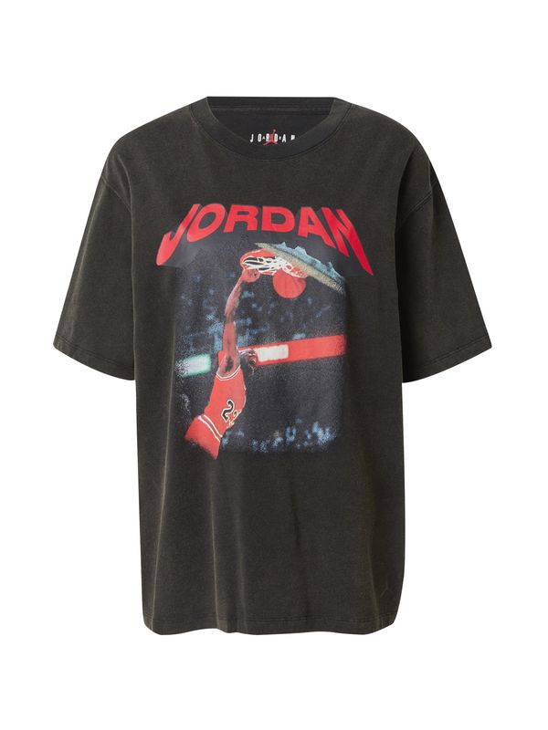 Jordan Jordan Тениска  светлосиньо / червено / черно