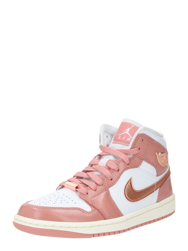 Jordan Jordan Високи маратонки 'Air Jordan 1'  бронз / злато / розово / бяло