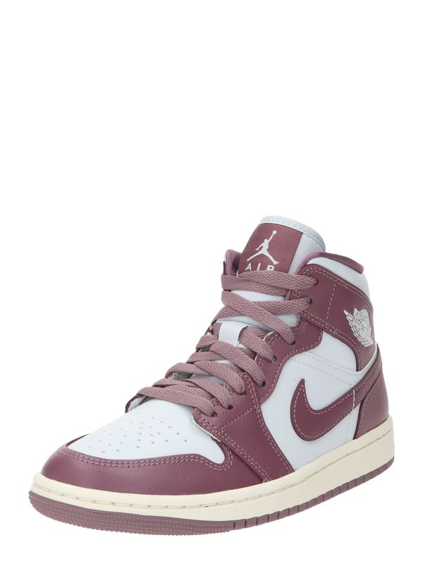 Jordan Jordan Високи маратонки 'Air Jordan 1'  винено червено / бяло