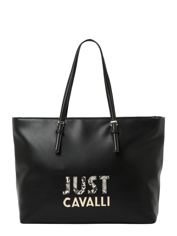 Just Cavalli Just Cavalli "Чанта тип ""Shopper"""  злато / черно / бяло