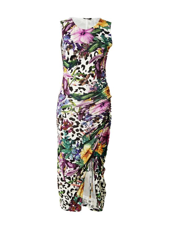 Just Cavalli Just Cavalli Лятна рокля  тъмнозелено / лилав / черно / мръсно бяло