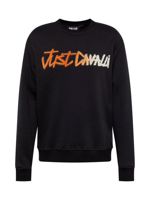 Just Cavalli Just Cavalli Суичър  оранжево / черно / бяло