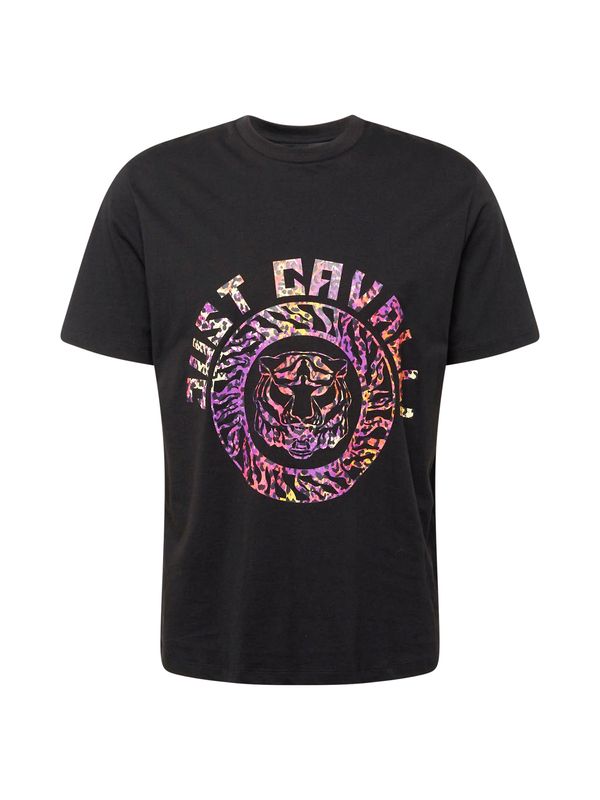 Just Cavalli Just Cavalli Тениска  жълто / светлолилаво / оранжево / черно