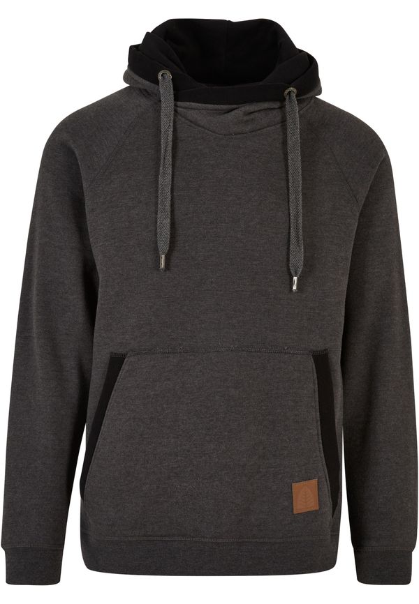 Just Rhyse Just Rhyse Суичър 'Rock Spring'  кафяво / антрацитно черно