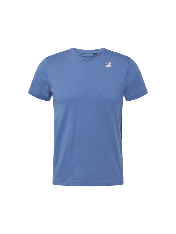 K-Way K-Way Тениска 'LE VRAI EDOUARD'  синьо / оранжево / бяло