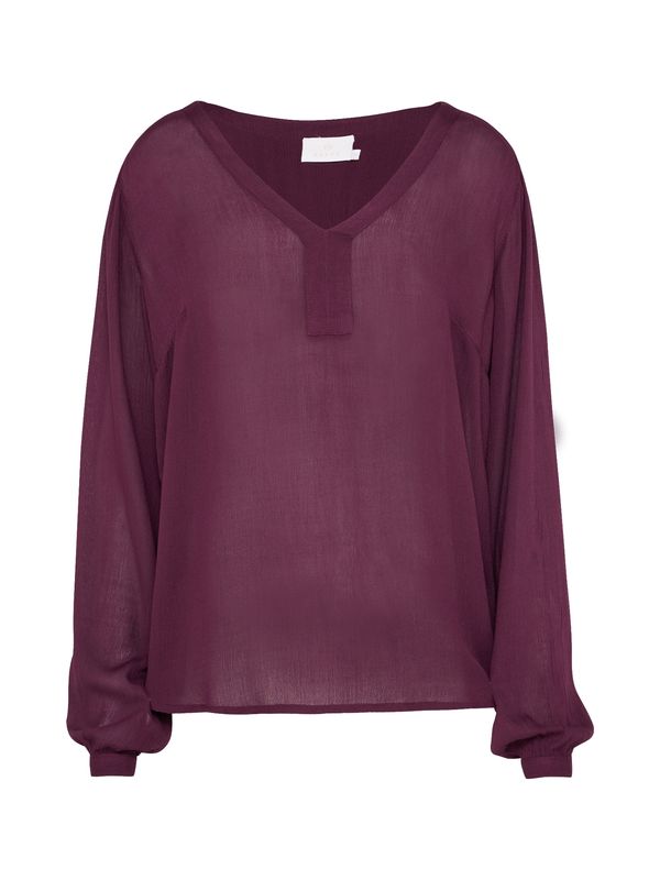 Kaffe Kaffe Блуза 'Amber'  бургундово червено