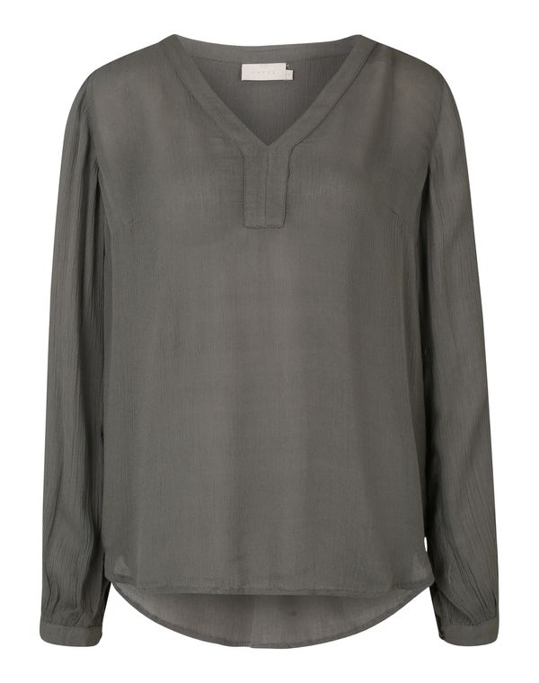 Kaffe Kaffe Блуза 'Amber'  опушено синьо