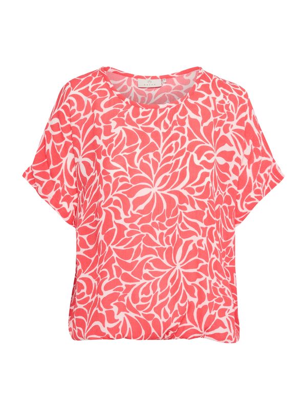 Kaffe Kaffe Блуза 'Amber'  пъпеш / бяло