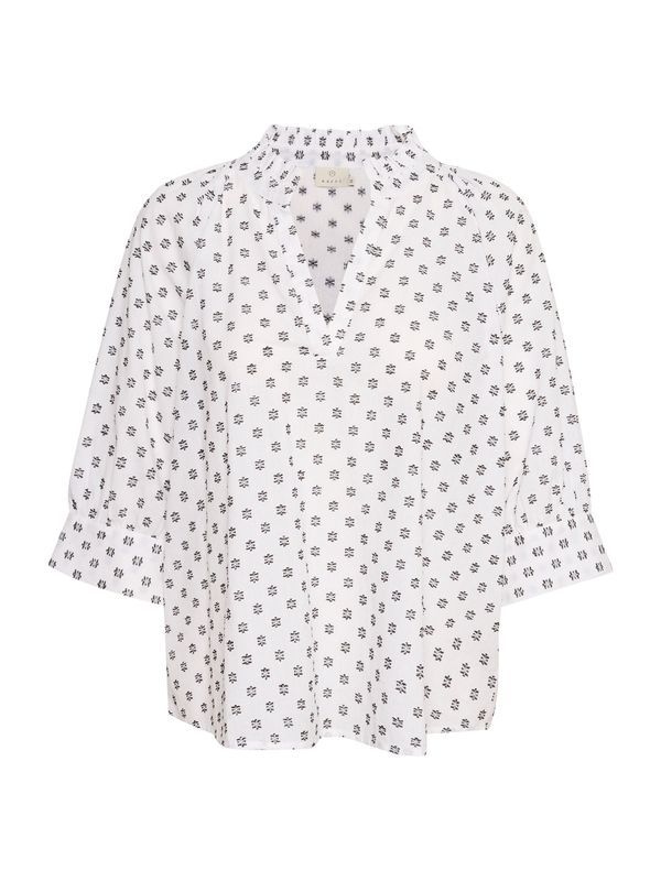 Kaffe Kaffe Блуза 'Janni '  черно / бяло