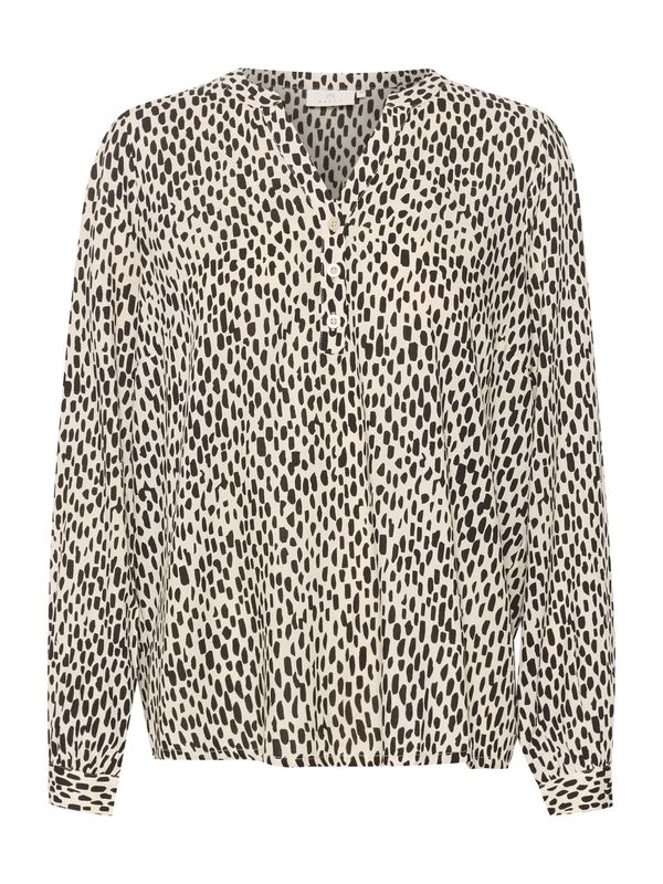 Kaffe Kaffe Блуза 'Jetta'  кремаво / черно