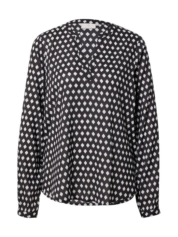 Kaffe Kaffe Блуза 'Leah'  черно / бяло