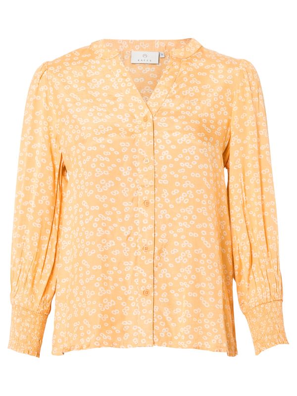 Kaffe Kaffe Блуза 'Salli'  кайсия / бяло