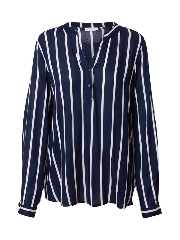 Kaffe Kaffe Блуза 'Stridy'  морскосиньо / бяло