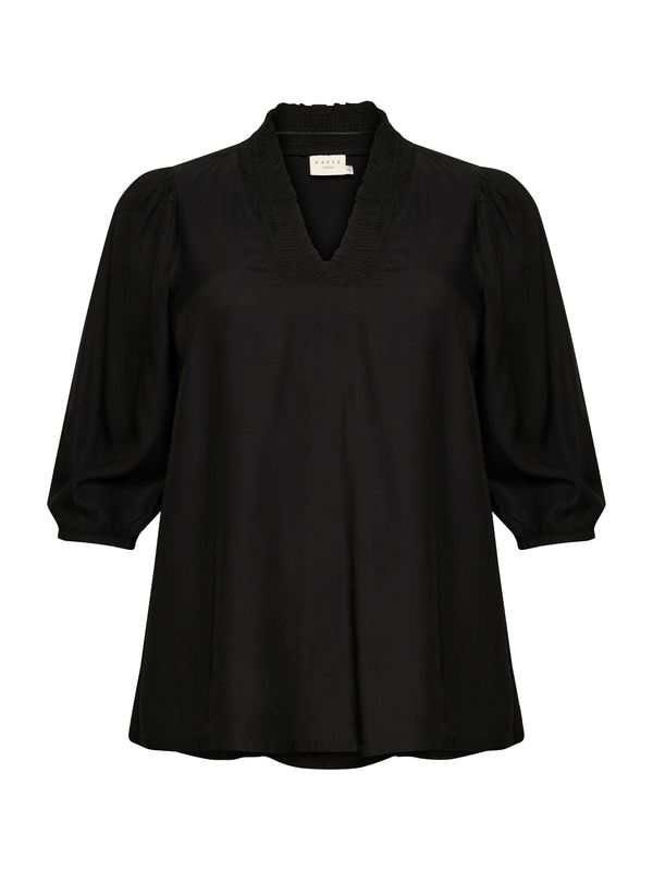 KAFFE CURVE KAFFE CURVE Блуза 'Dania'  черно