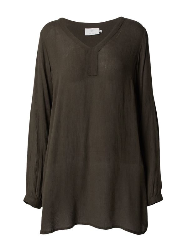 KAFFE CURVE KAFFE CURVE Туника 'Amber'  тъмнозелено