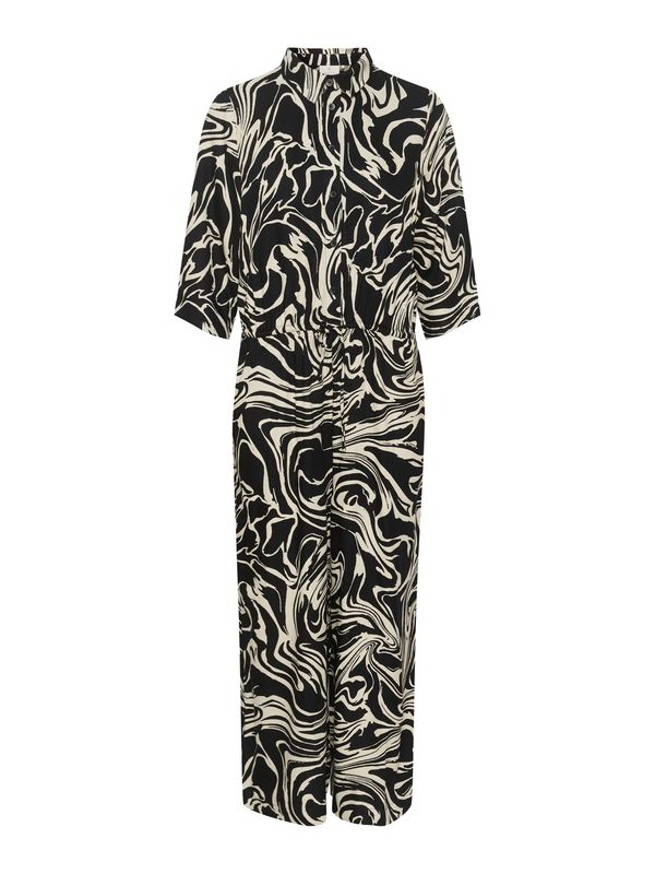 Kaffe Kaffe Гащеризон 'Carmen'  екрю / черно