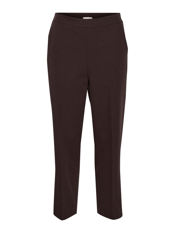 Kaffe Kaffe Панталон с ръб 'Sakura'  мока