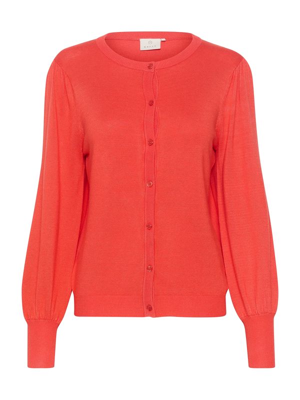 Kaffe Kaffe Плетена жилетка 'Lizza'  светлочервено