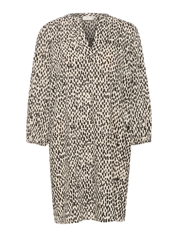 Kaffe Kaffe Рокля 'Jetta'  екрю / черно