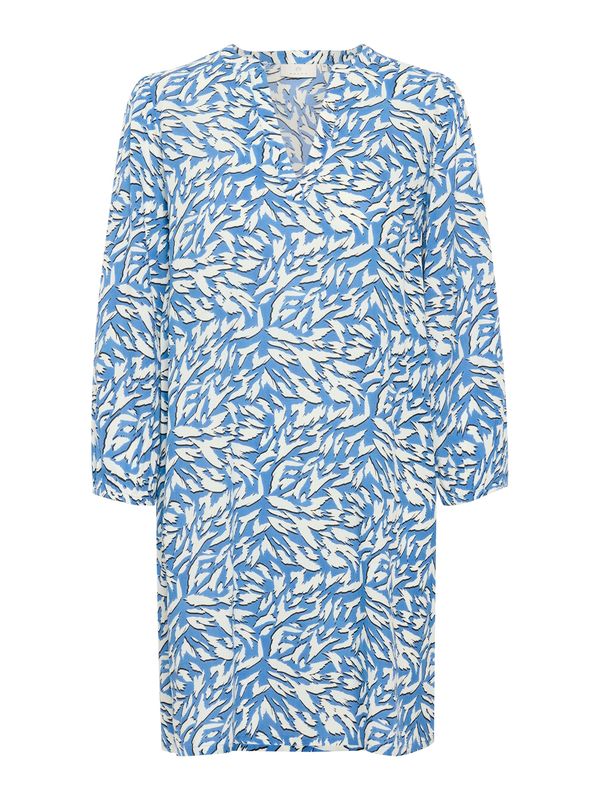 Kaffe Kaffe Рокля 'Jetta'  небесносиньо / черно / бяло