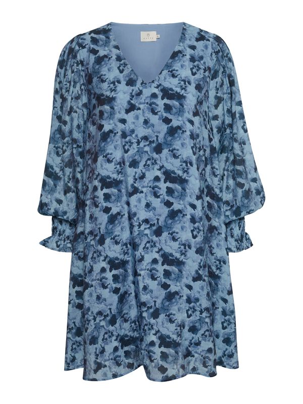 Kaffe Kaffe Рокля 'Sus'  нейви синьо / опушено синьо