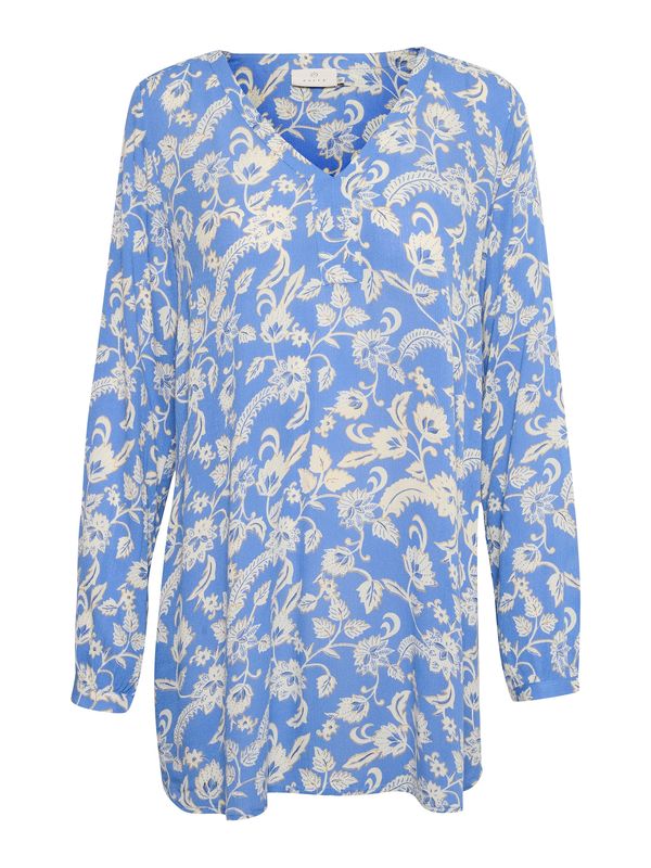 Kaffe Kaffe Туника 'Amber'  морскосиньо / син деним / жълт меланж / бял памук