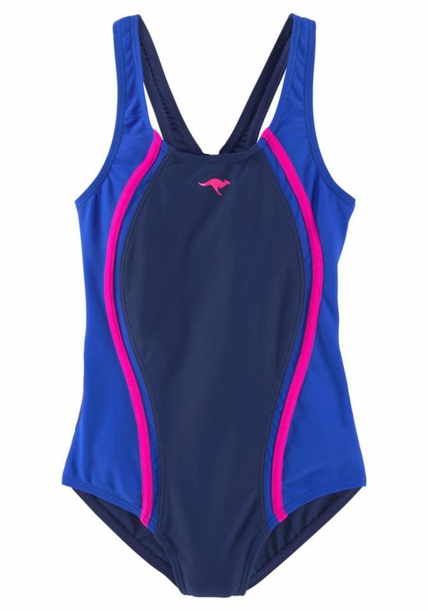 KangaROOS KangaROOS Бански костюм  нейви синьо / тюркоазен / фуксия